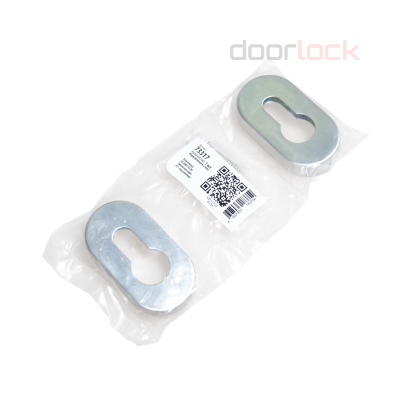 Ключевина DOORLOCK UR01 PZ Rt овальная для профильных дверей