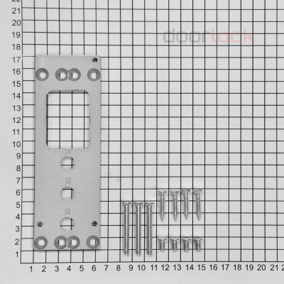 Плата монтажная Doorlock V GZ20 AL алюминиевая