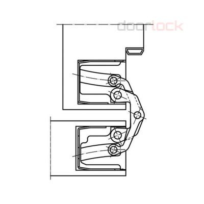 Дверная петля SIMONSWERK Tectus TE 640 3D F1