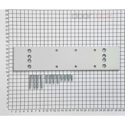 Монтажная плата для доводчика DOORLOCK DL300S серебристая