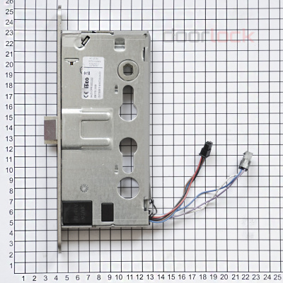 Корпус огнестойкого соленоидного замка DOORLOCK 1901EM/WA/65mm/NC/L/SS левый, без функции антипаники, нормально закрытый, нержавеющая сталь