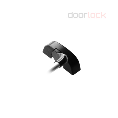 Ведомый механизм с рычагом для системы антипаника DOORLOCK PD910FR-BAR, черный
