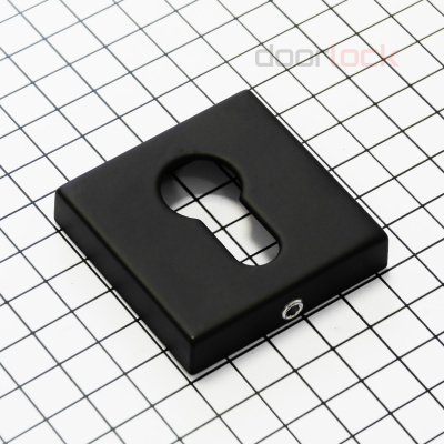 Ключевина под цилиндр DOORLOCK ES02/S/С CP полированный хром , квадратная розетка