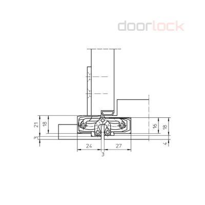 Петля скрытая SIMONSWERK Tectus TE 240N 3D F1