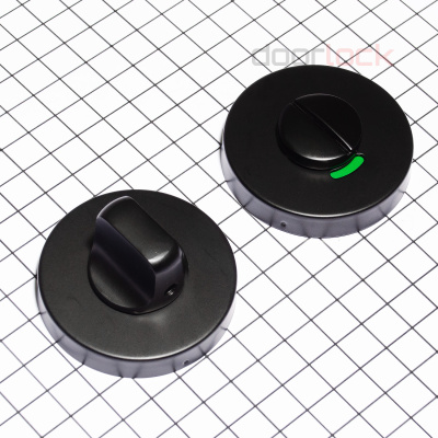 Поворотная кнопка DOORLOCK V E08/WC/6/RG/SS